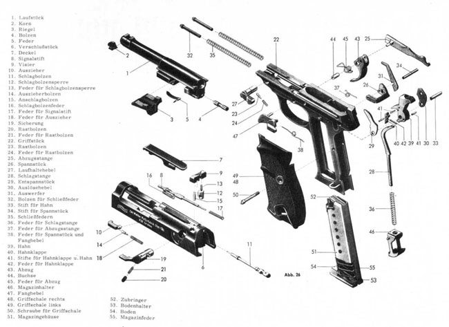 P38 Schnittmodell