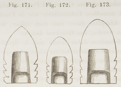 Badische Minié-Geschosse