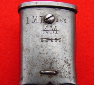 Truppenstempel auf der Scheide