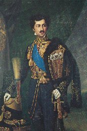 König Oskar I in Uniform